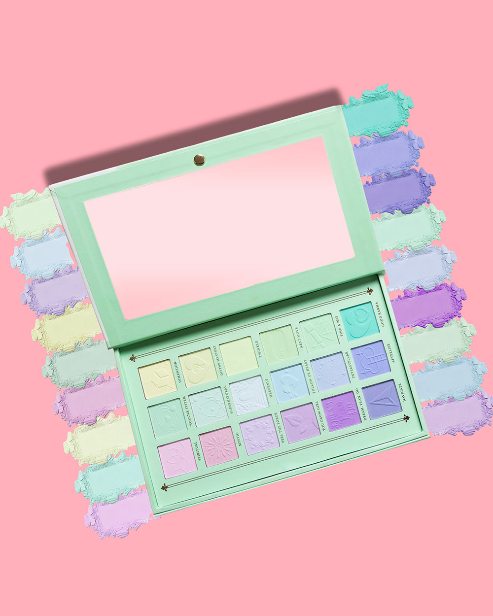 Aligner ma future palette de fards à paupières pastel