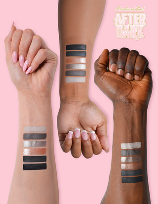 Mini palettes de fards à paupières After Dark de P. Louise | Palette de fards à paupières Smokey