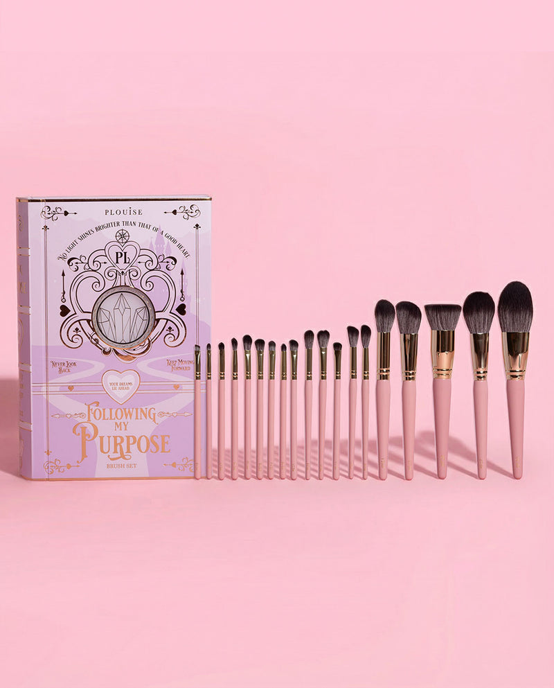 Following My Purpose 20-Piece Makeup Brush Set