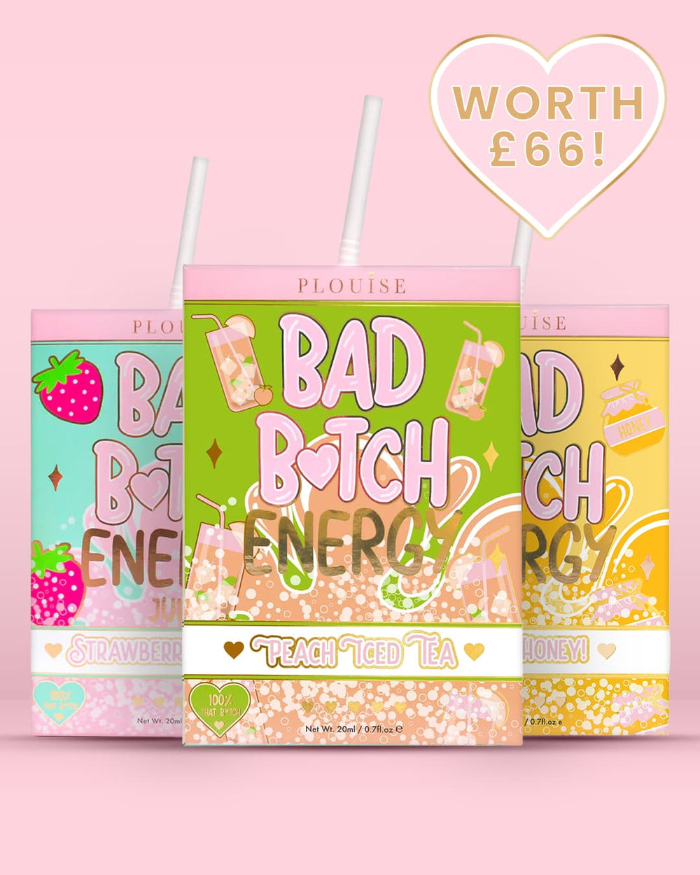 Trio pour les lèvres énergétiques Bad Bitch