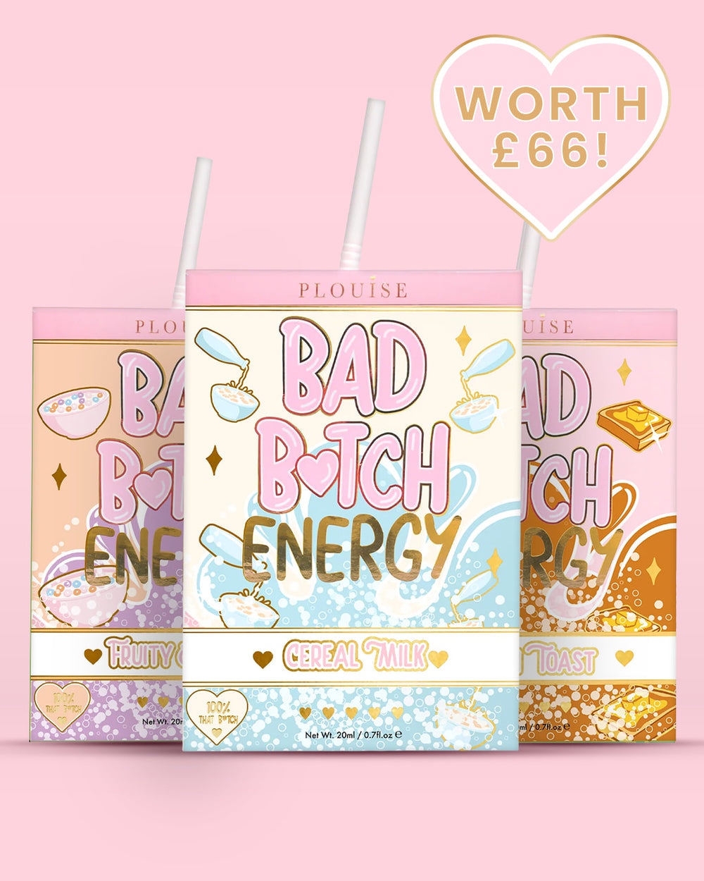 Trio pour les lèvres énergétiques Bad Bitch