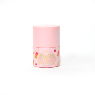 Pink bottle of P.Louise Pass The Plump Lip Treatment on a white background