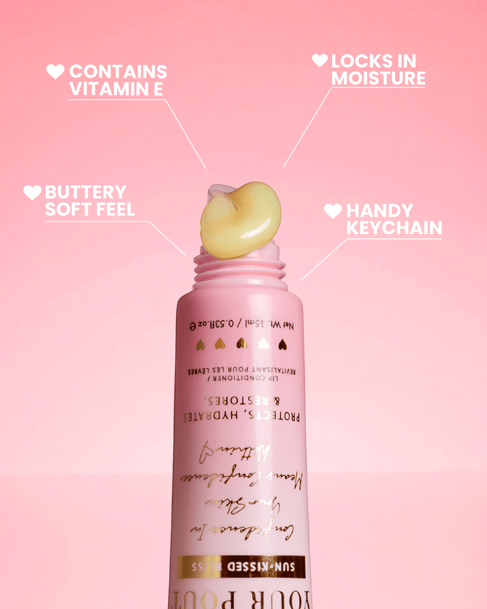 Protégez votre après-shampooing pour les lèvres en porte-clés Pout
