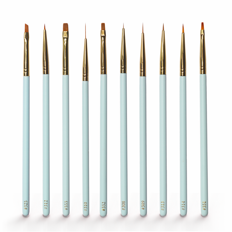 Detail In The Deal 10-Piece Blue Eye Detailing Brush Set