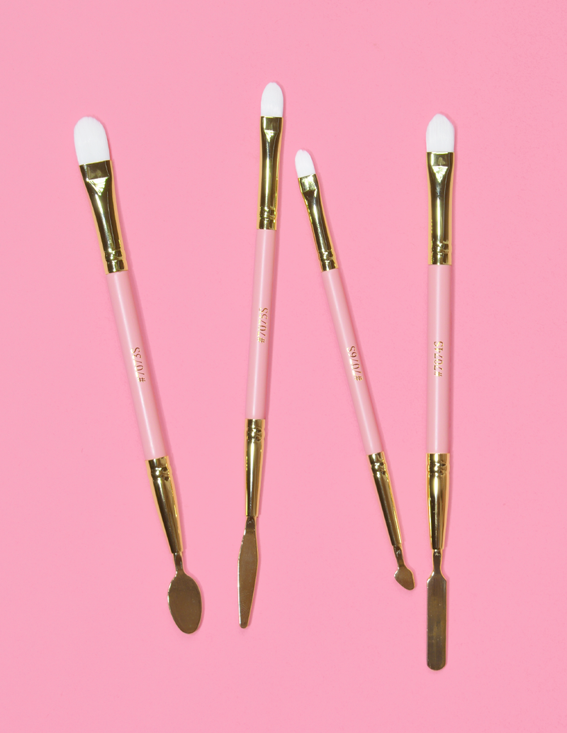 Supprimer et améliorer l'ensemble de 4 brosses et spatules à sculpter