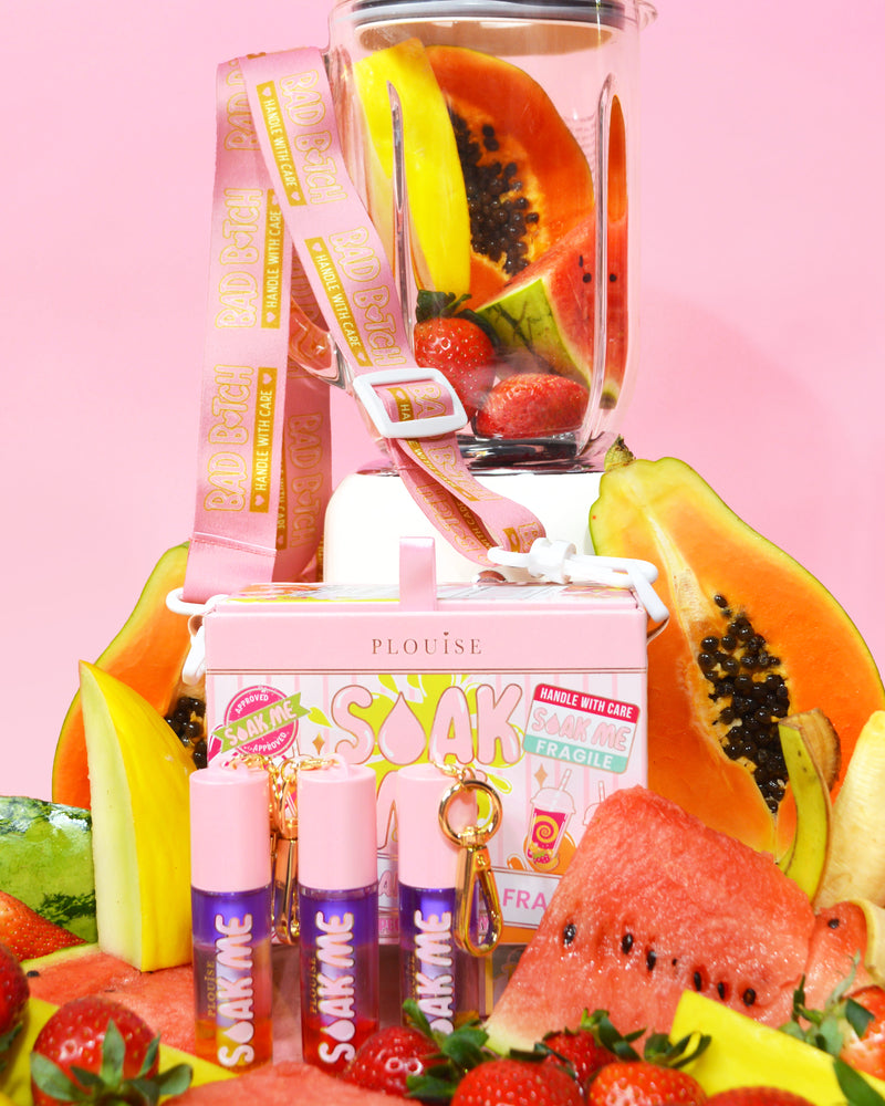 Lot d'huiles pour les lèvres Soak Me Smoothie