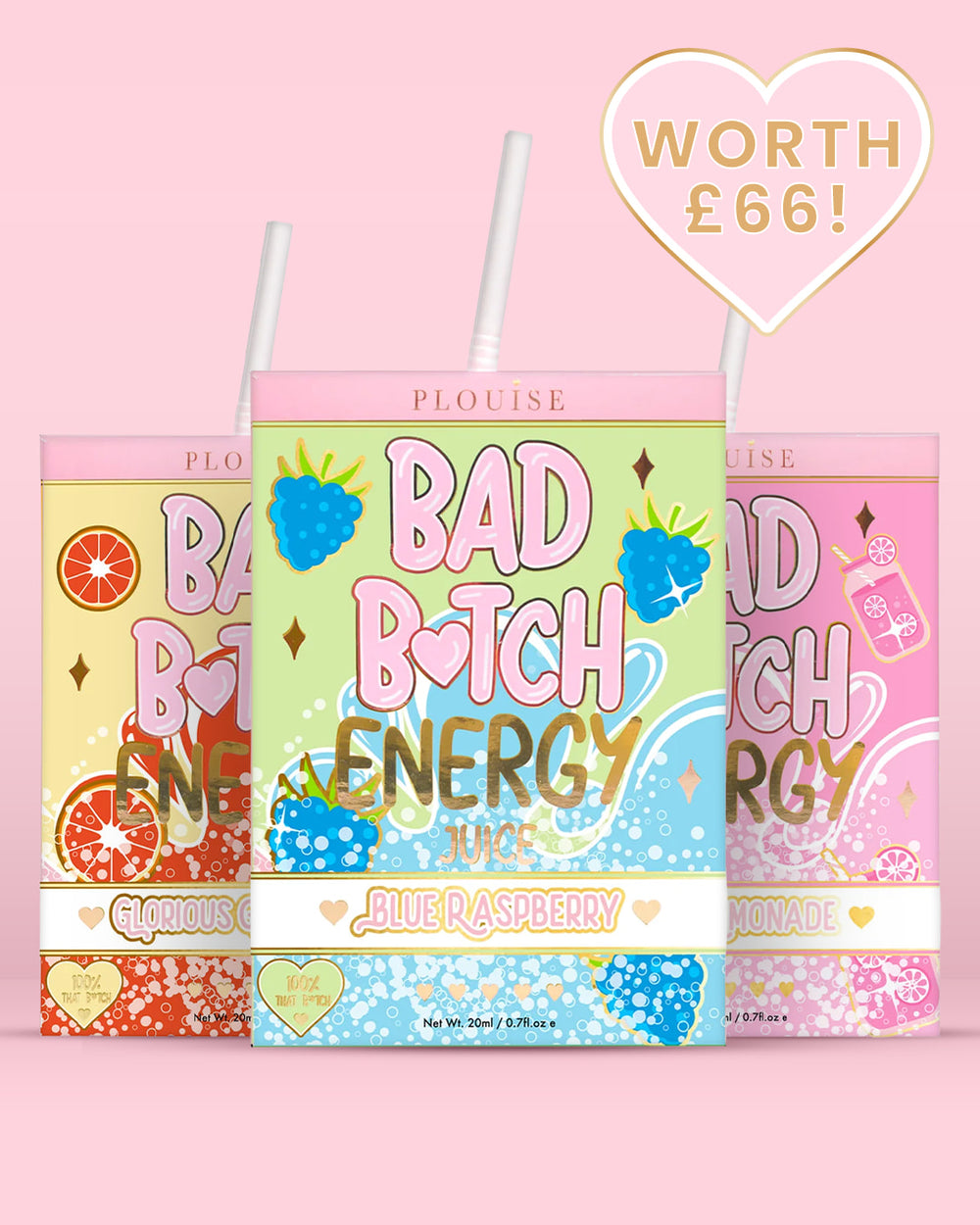 Trio pour les lèvres énergétiques Bad Bitch