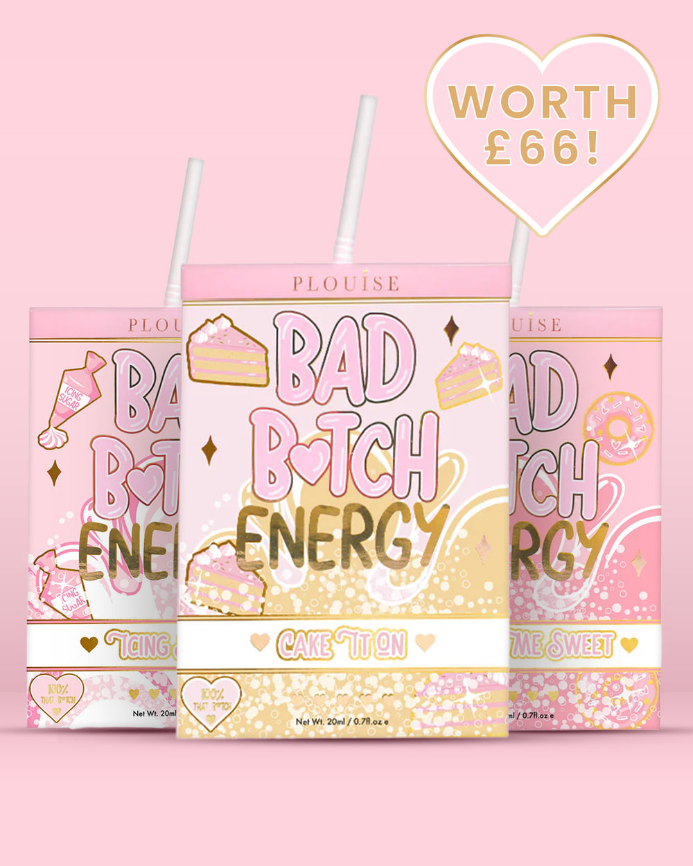 Trio pour les lèvres énergétiques Bad Bitch