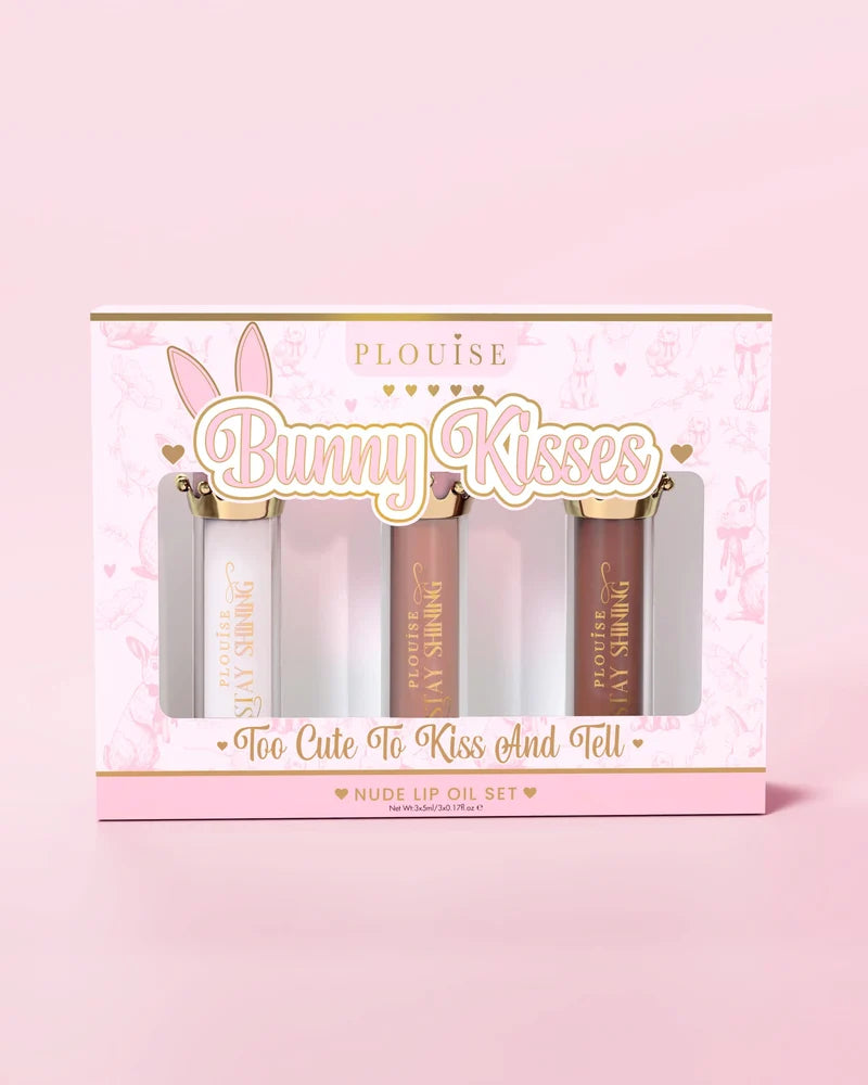 Bunny Kisses – Ensemble d’huiles pour les lèvres Stay Shining
