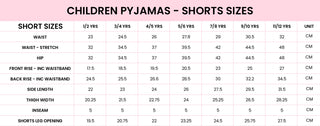 P.Louise Kids Christmas Bow Pyjamas - Shorts Set