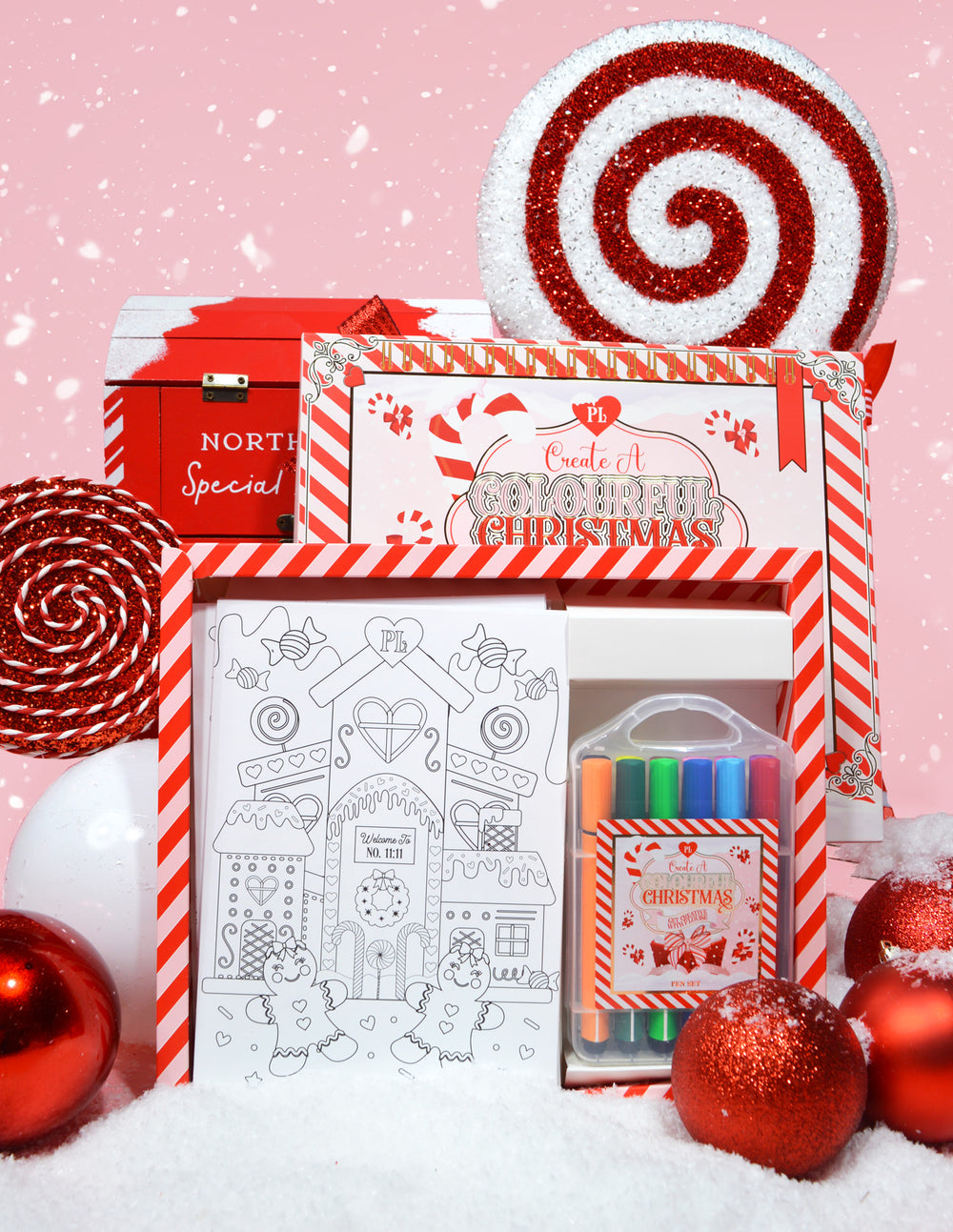 Créez un livre de coloriage de Noël coloré