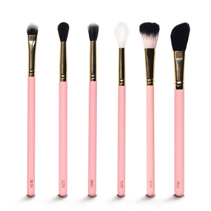 Ensemble complet de pinceaux visage et corps de 18 pièces avec trousse de maquillage