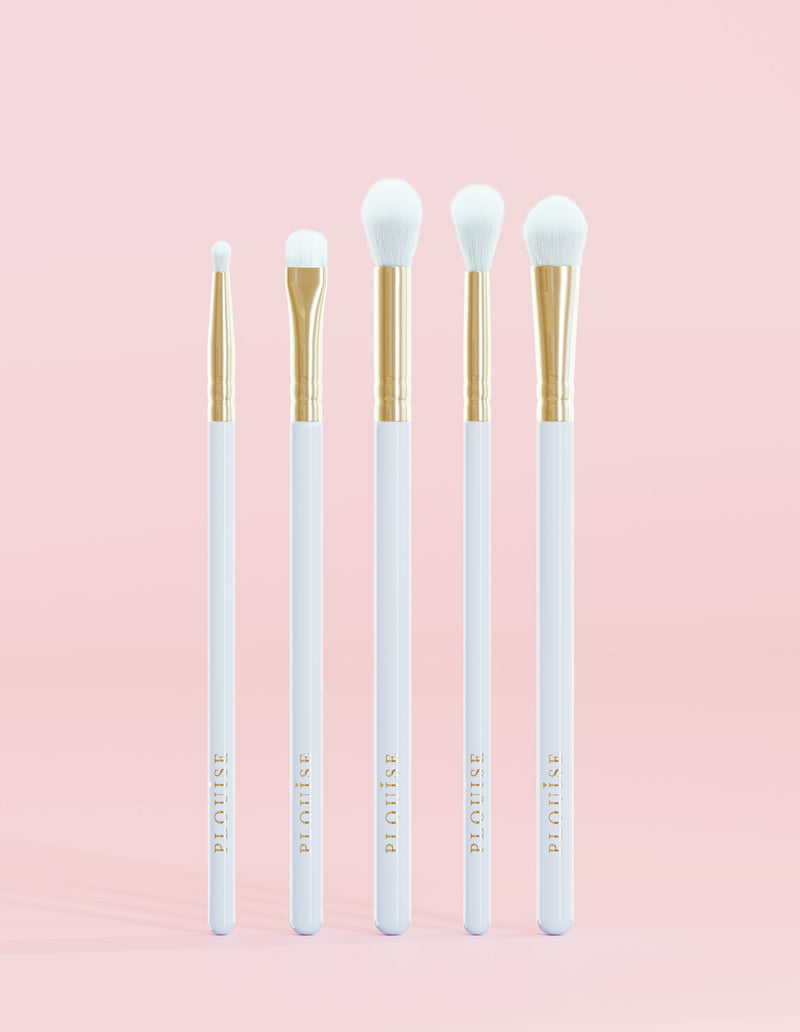 Ensemble de 5 pinceaux pour les yeux bleus Flawless Flakes