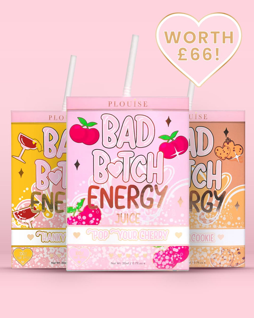 Trio pour les lèvres énergétiques Bad Bitch