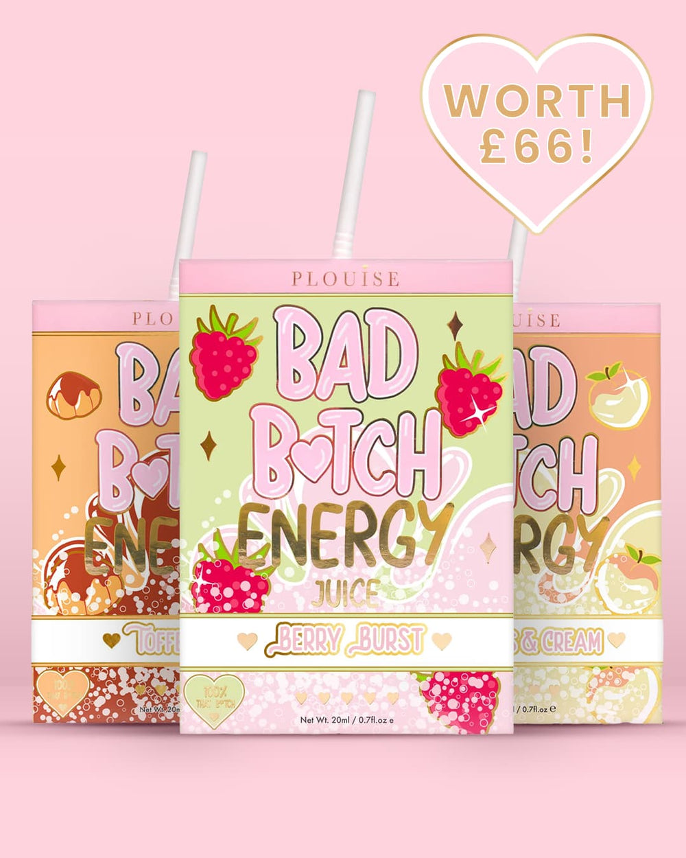 Trio pour les lèvres énergétiques Bad Bitch