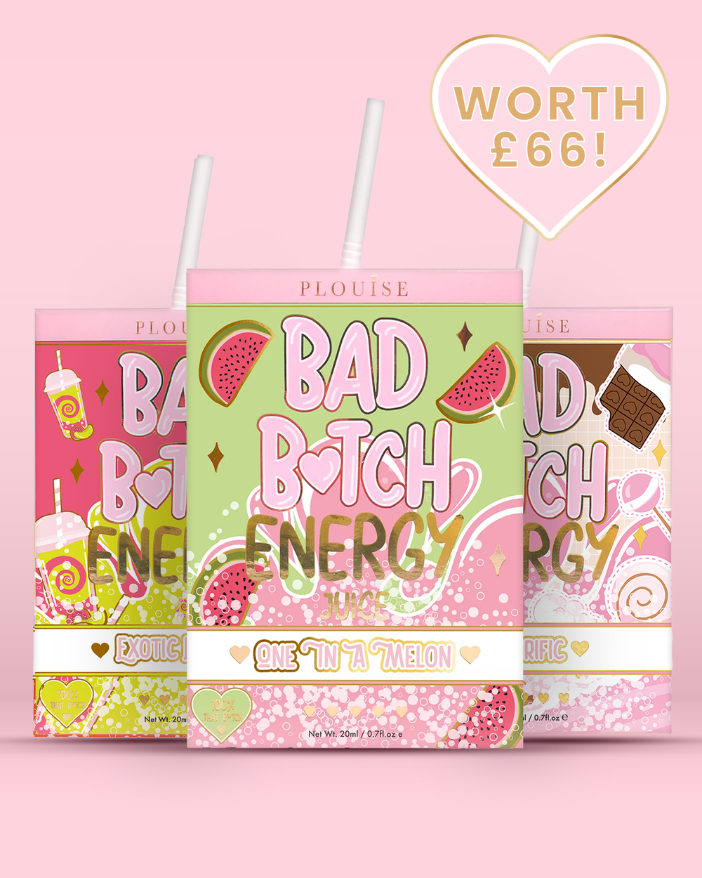 Trio pour les lèvres énergétiques Bad Bitch