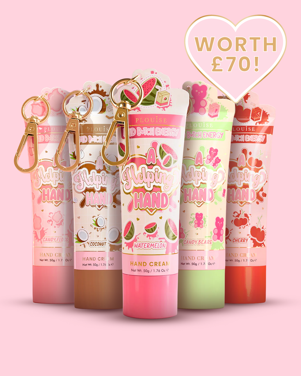 Ensemble de crèmes pour les mains douces et douces