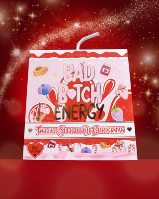 (BOÎTE UNIQUEMENT) Calendrier de l'Avent 12 Sleighs Of Christmas Bad Bitch Skincare