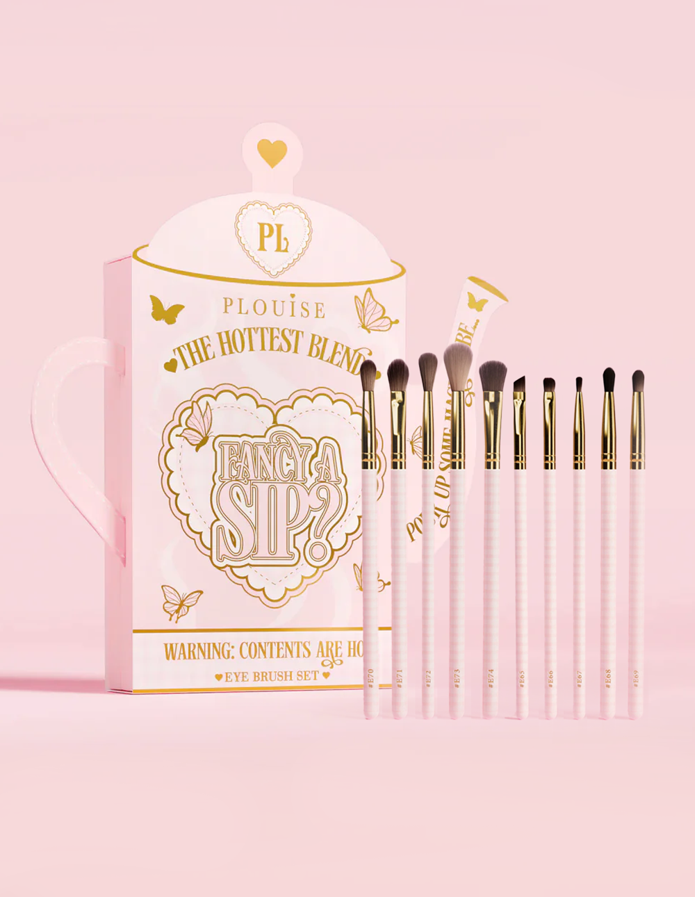 Ensemble de 10 pinceaux pour les yeux Fancy A Sip