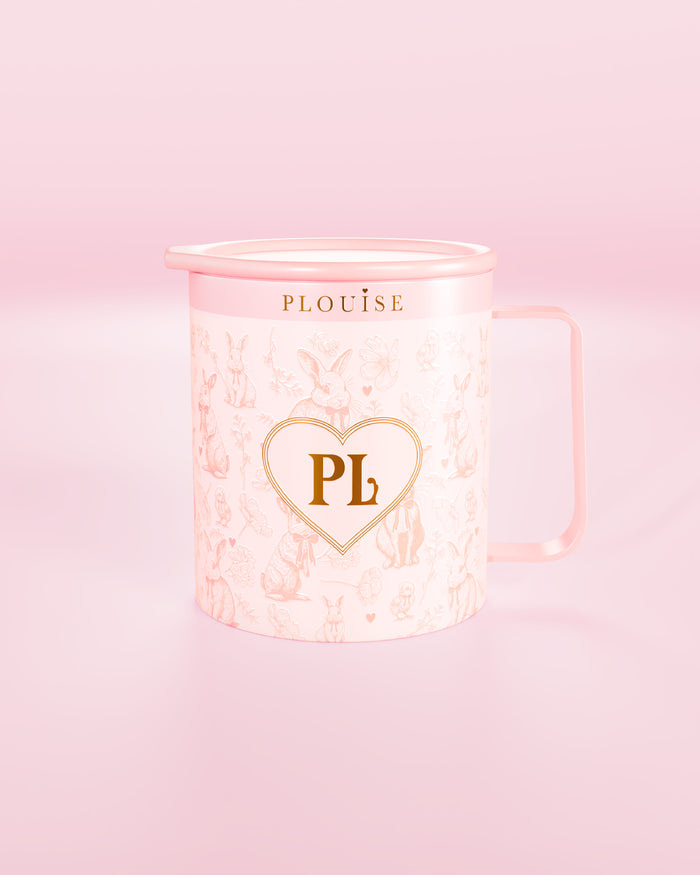 Tasse à gobelet en acier inoxydable rose P.Louise Hunny Bunny