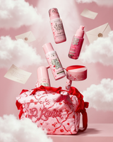Kit d'essentiels de soins de la peau et sac à nœud