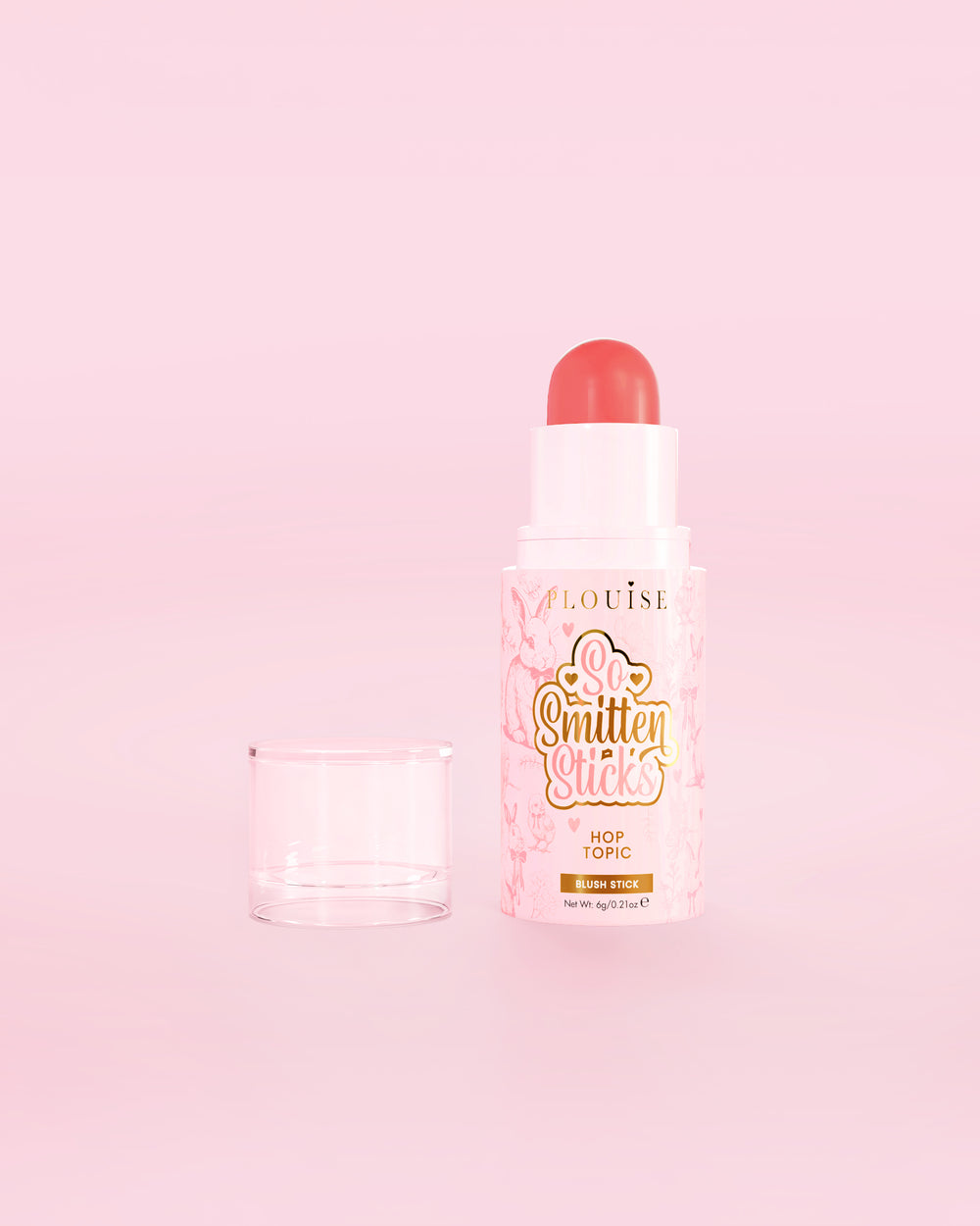 P.Louise So Smitten Blush Stick dans la teinte houblonnée
