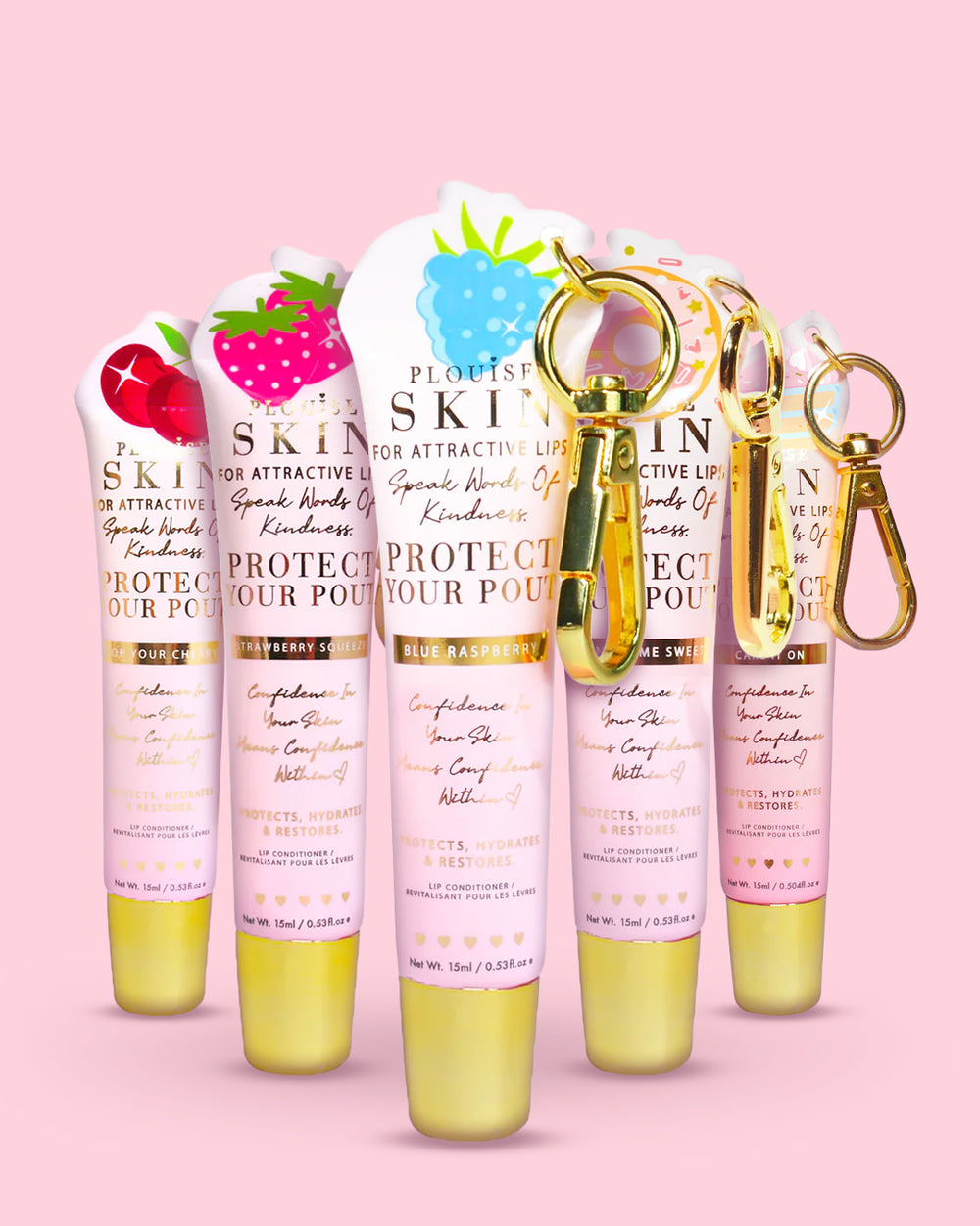 Protégez votre après-shampooing pour les lèvres en porte-clés Pout