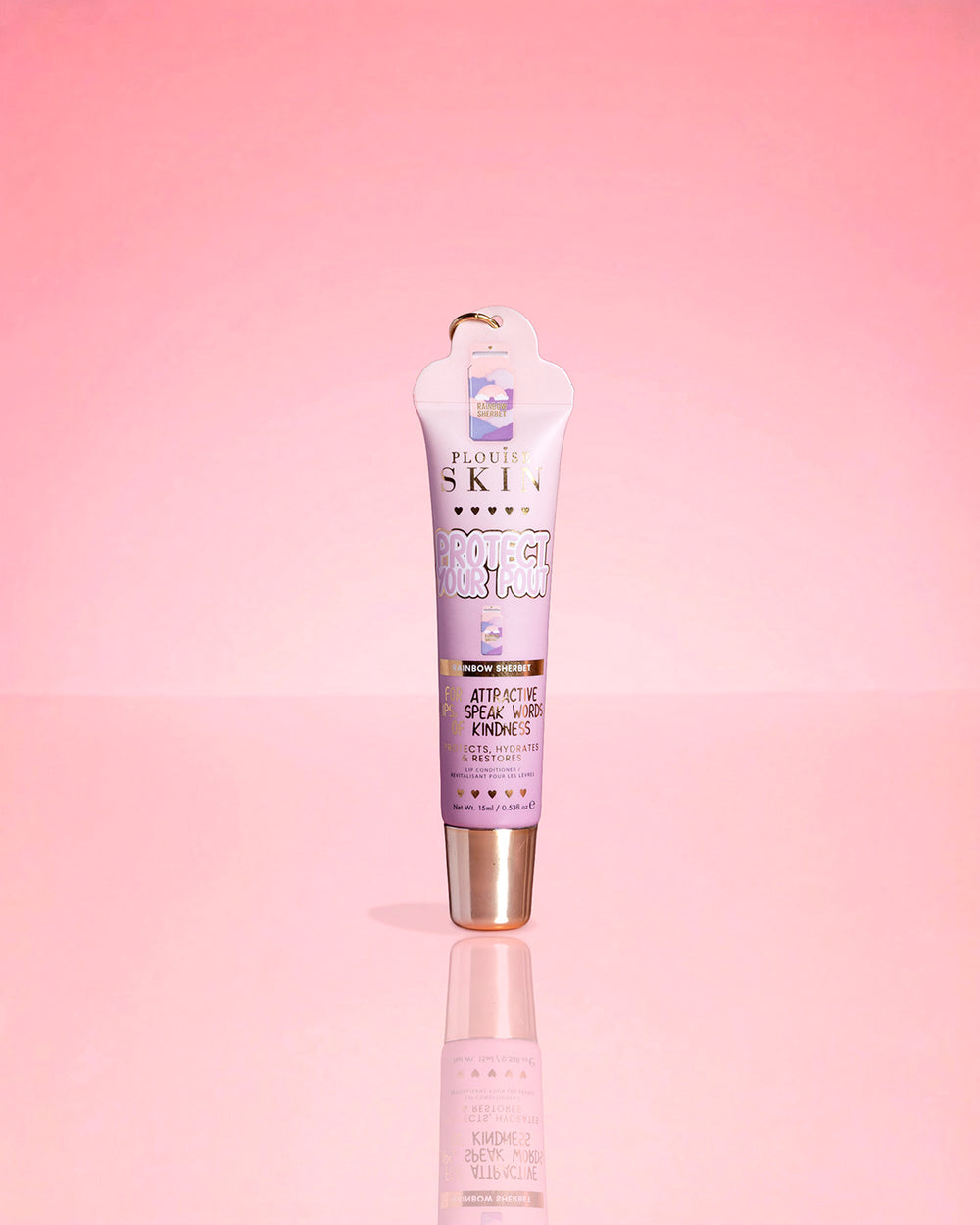 Revitalisant pour les lèvres pailleté Rainbow Sherbet P.Louise