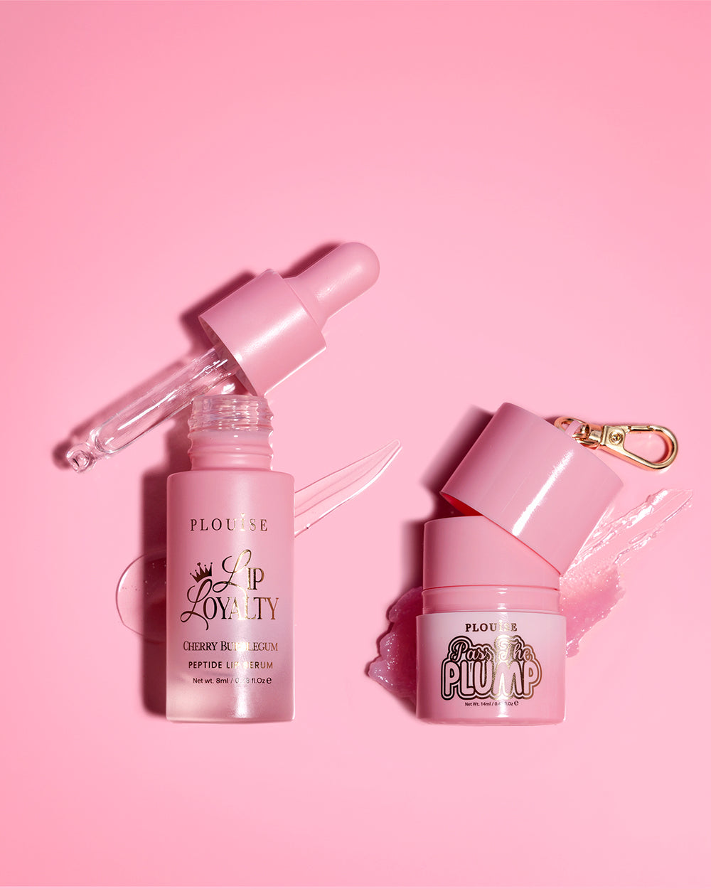 P.Louise Sippin Duo Sérum et Traitement pour les Lèvres Pretty Peptide Cherry Bubblegum