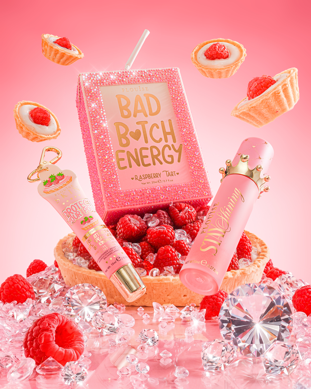 ‍Crystal Bad Bitch Energy Lip Duo Tarte Aux Framboises (100 % de réduction)