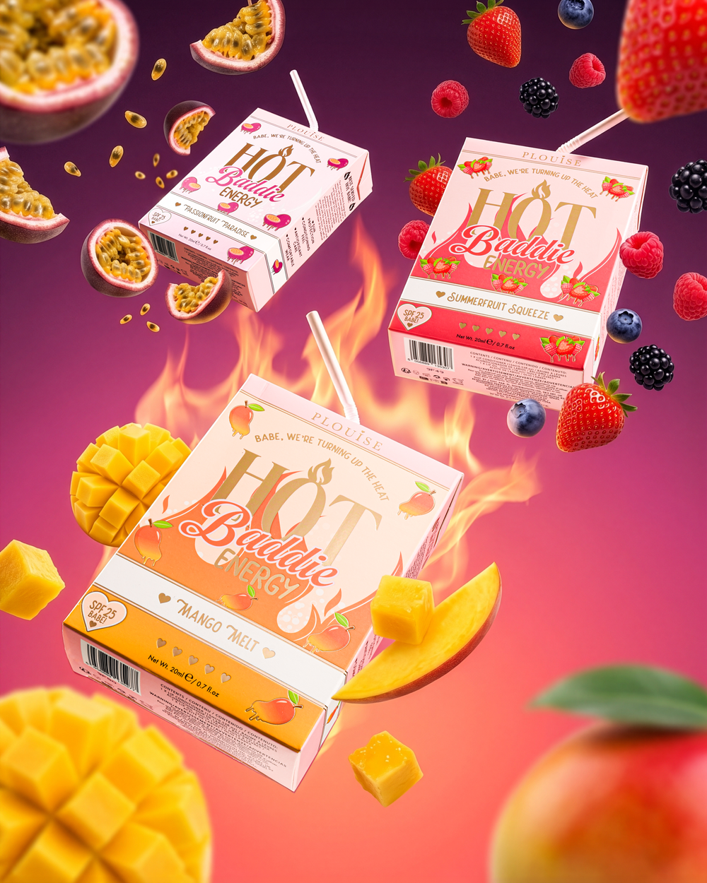 Duo revitalisant et huile pour les lèvres SPF Hot Baddie Energy
