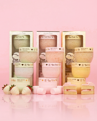 Lancez-vous dans le trio de soins personnels pour le bain et le corps