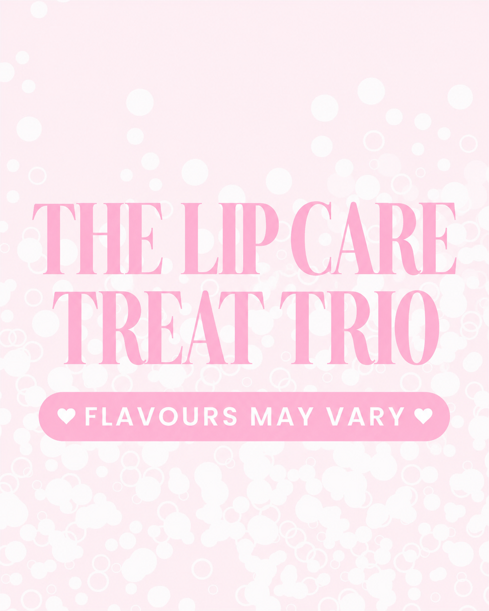 Le trio de soins des lèvres