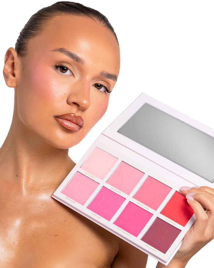 Retour aux affaires Construit une palette de fards à joues différente