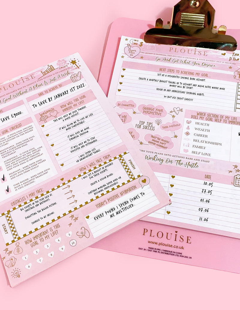 Feuilles d’objectifs Universal Hustle
